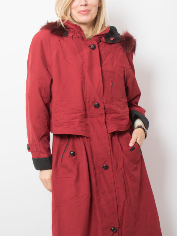 90s C&A Oversized Hooded Parka - Image 2