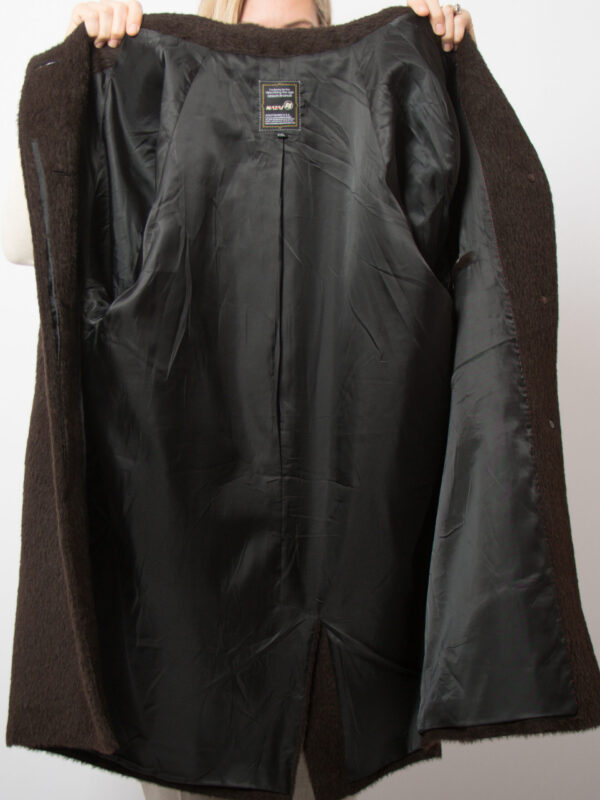 Vintage Fuzzy Cashmere Coat - Image 6