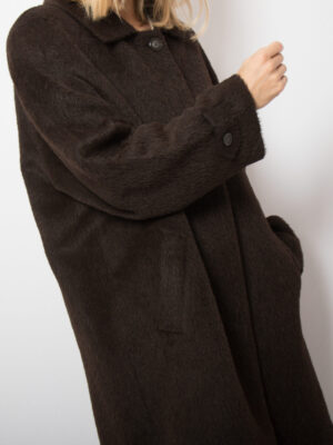 Vintage Fuzzy Cashmere Coat