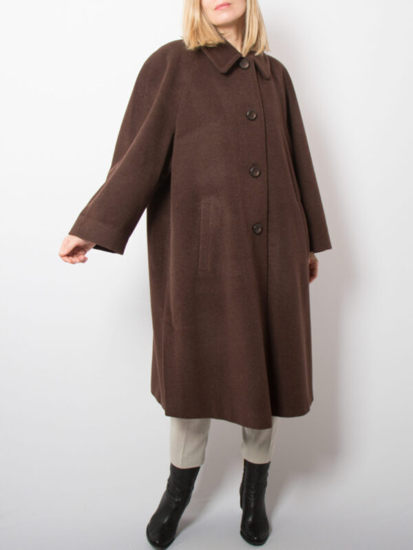 Vintage ELENA MIRO Angora Swing Coat - Image 2