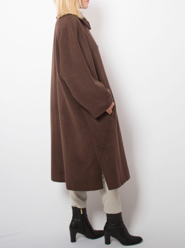 Vintage ELENA MIRO Angora Swing Coat - Image 4