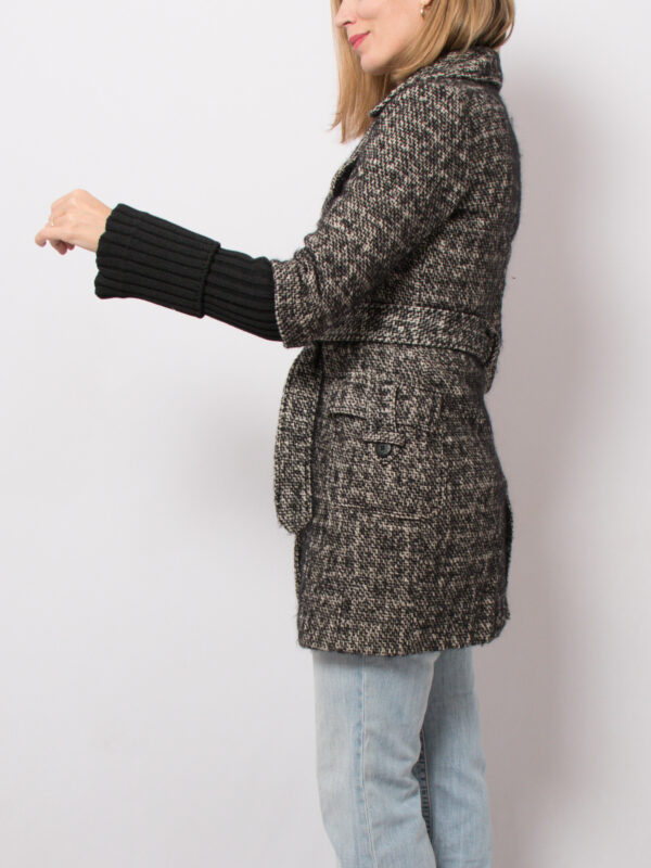 Vintage Patrizia Pepe Tweed Coat - Image 3