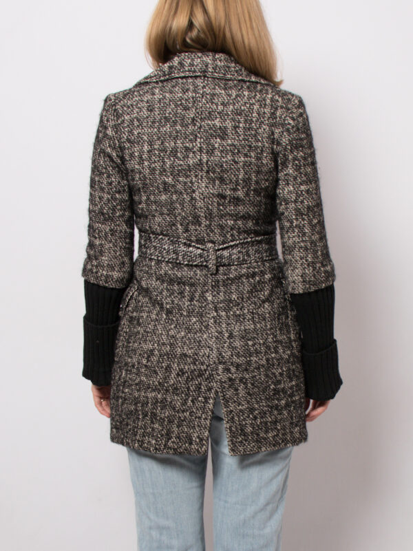 Vintage Patrizia Pepe Tweed Coat - Image 4