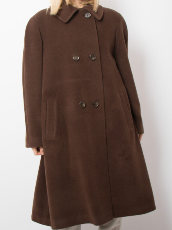 80s Wool Swing Coat - Image 2