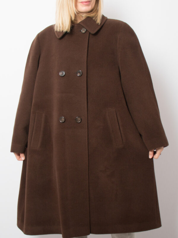80s Wool Swing Coat - Image 3