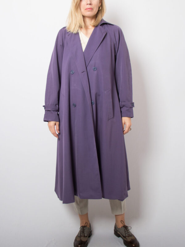 80s Christian Aujard Trench Coat - Image 2