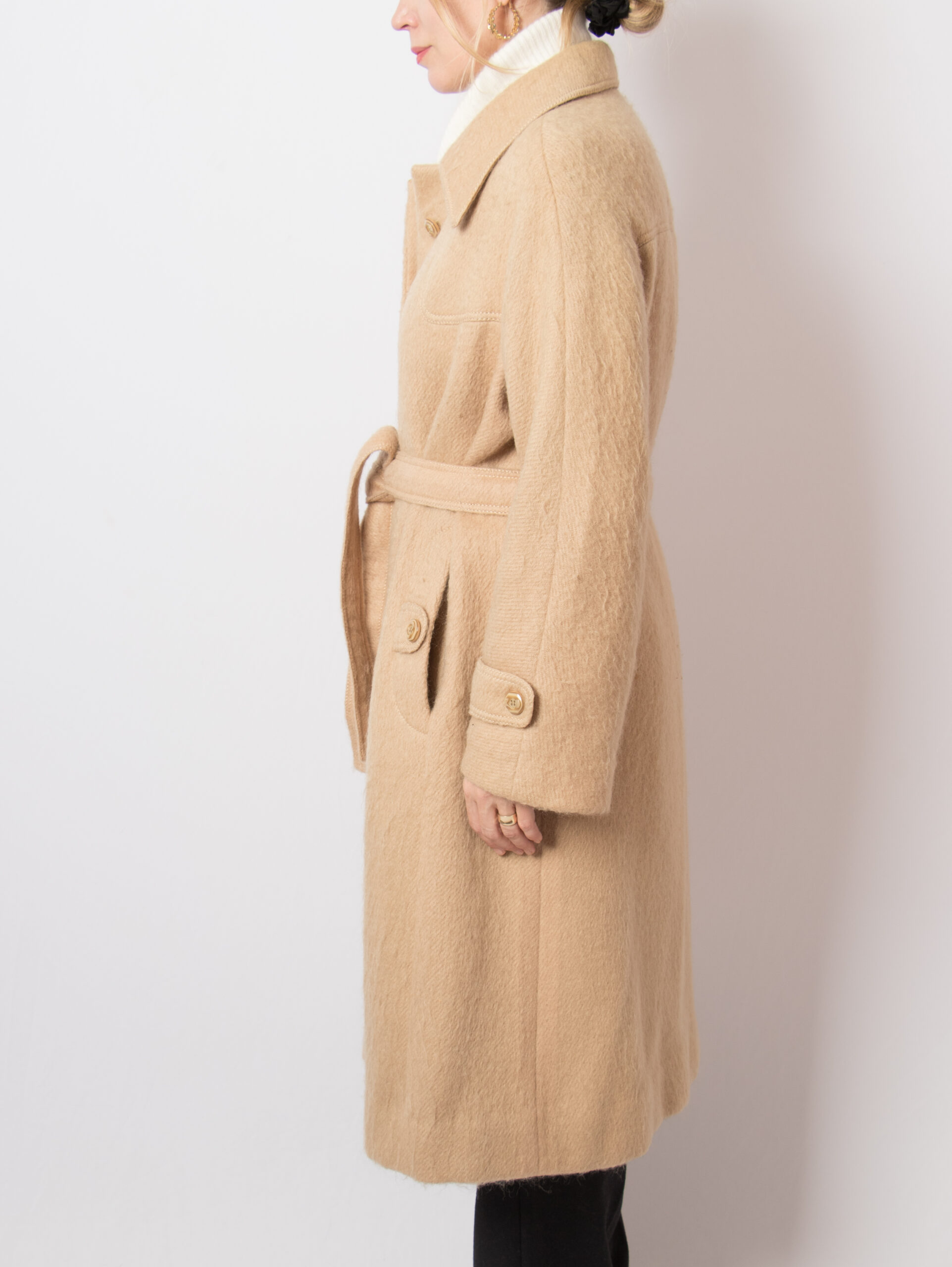 Vintage Wool Trench Coat Vintage Wool Trench Coat - Image 5