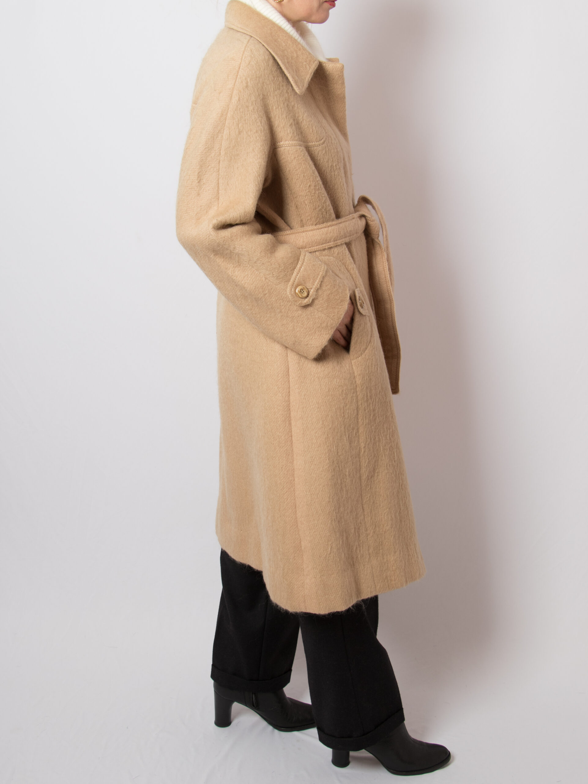 Vintage Wool Trench Coat Vintage Wool Trench Coat - Image 3