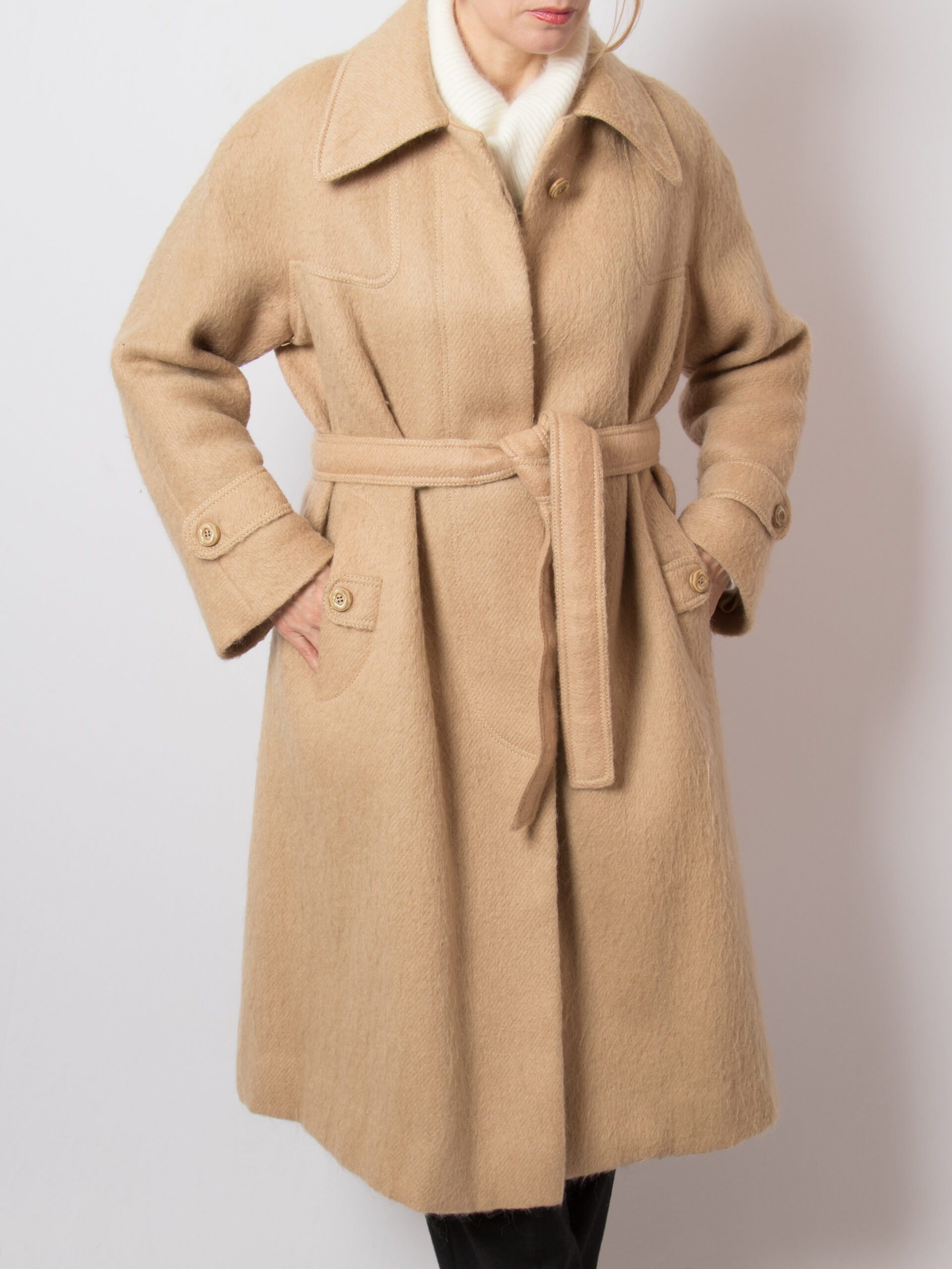 Vintage Wool Trench Coat Vintage Wool Trench Coat