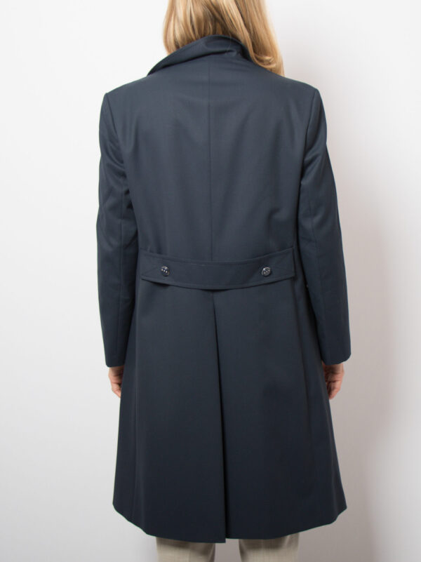 Vintage French Navy Trench Coat - Image 4