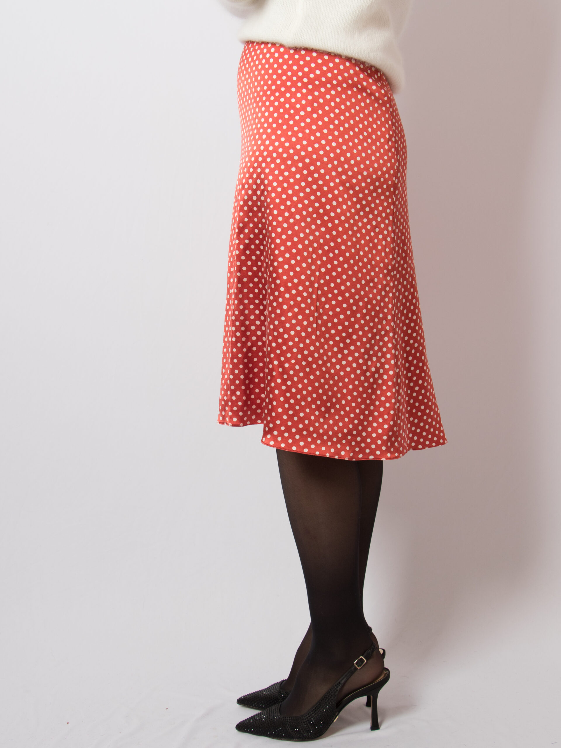 Rene Lezard Satin Silk Skirt Rene Lezard Satin Silk Skirt - Image 2