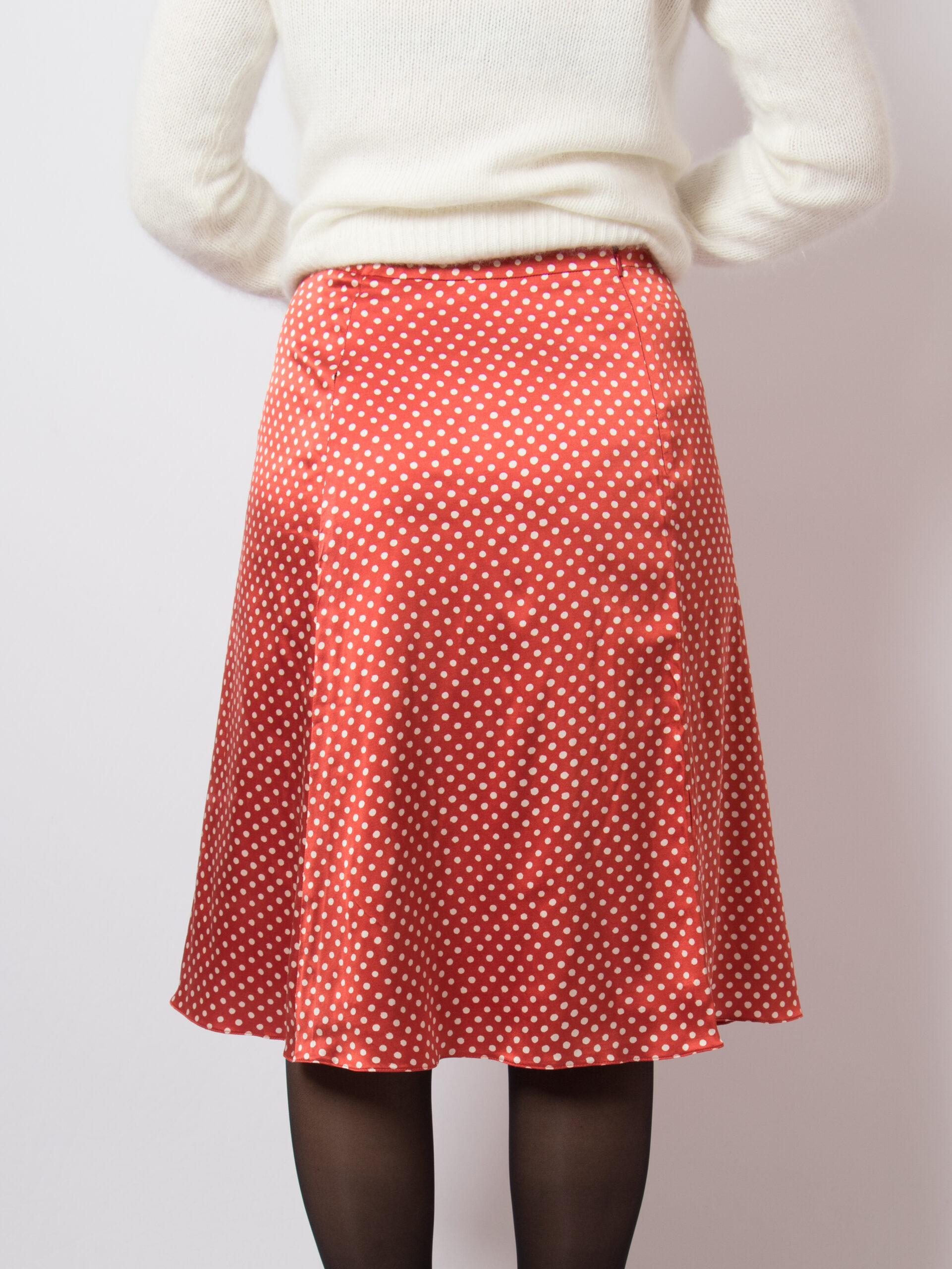 Rene Lezard Satin Silk Skirt Rene Lezard Satin Silk Skirt - Image 3