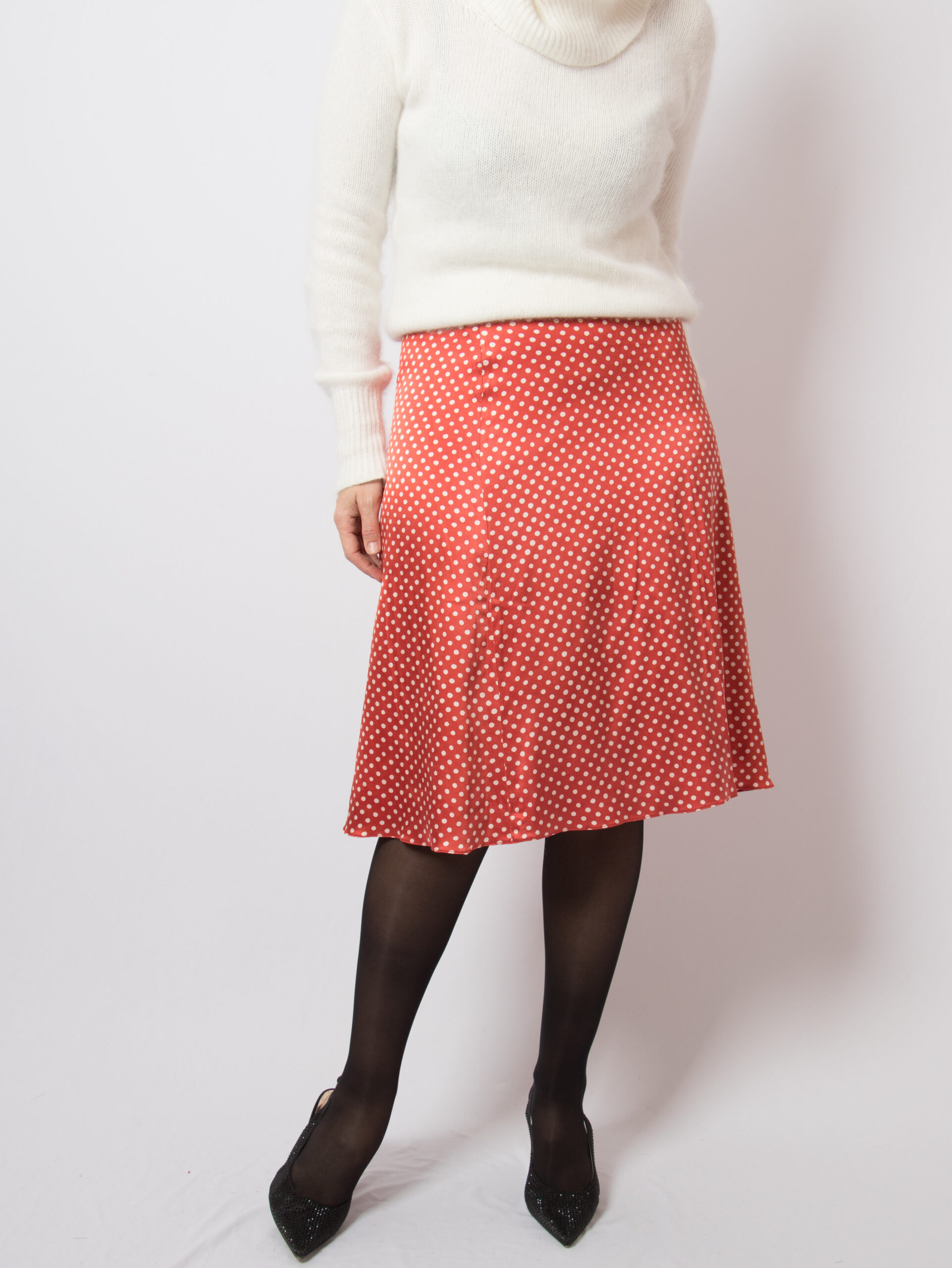 Rene Lezard Satin Silk Skirt Rene Lezard Satin Silk Skirt - Image 5