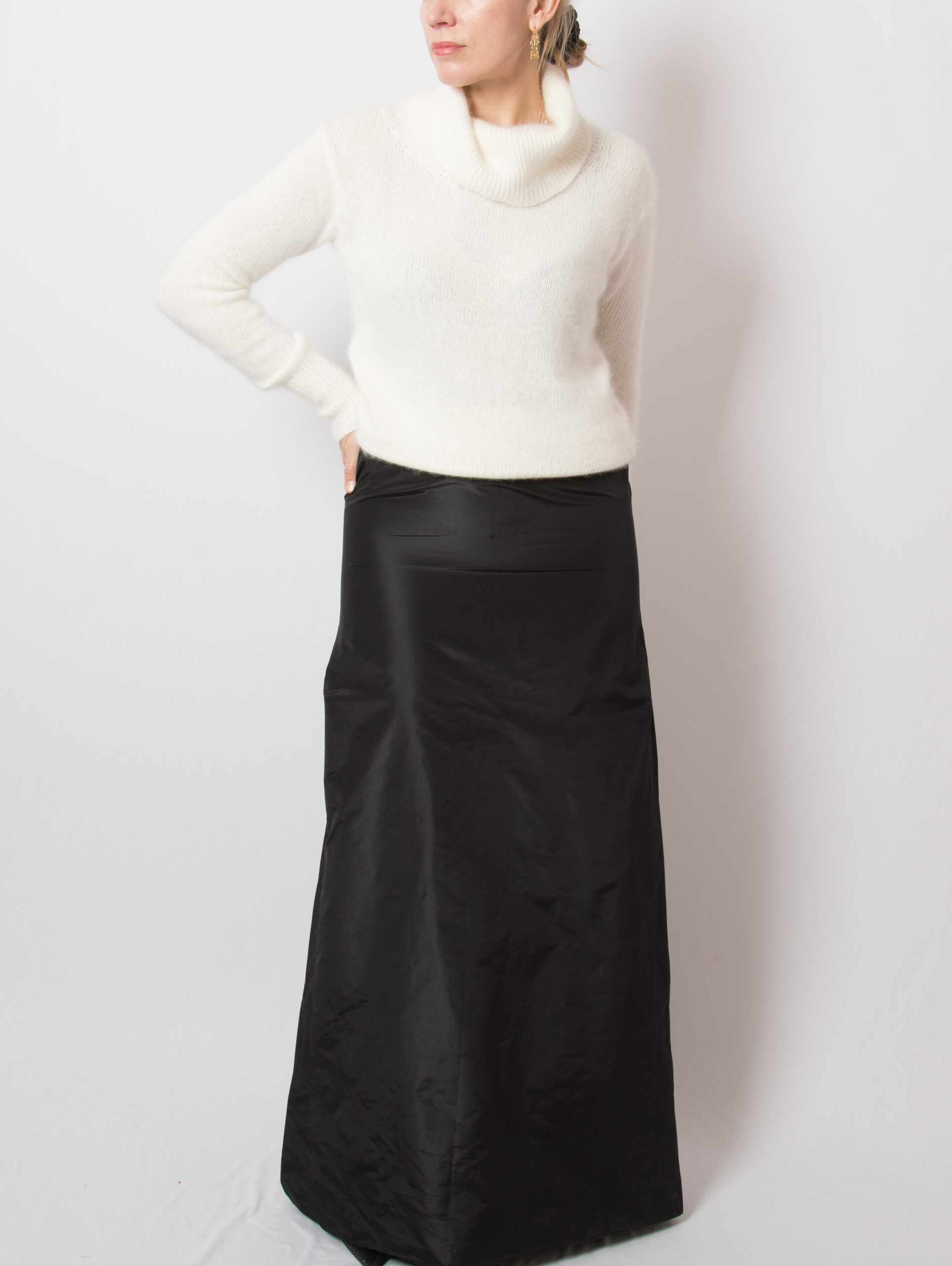 Vintage Maxi Silk Skirt Luxe Vintage Maxi Silk Skirt Luxe - Image 5