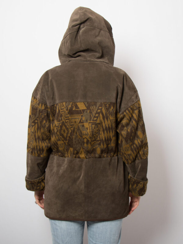 80s Blanket Coat with Hood - Image 3