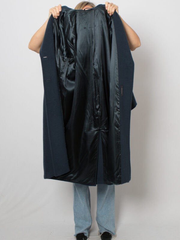 Vintage PERSONA Teal Cashmere Coat - Image 7