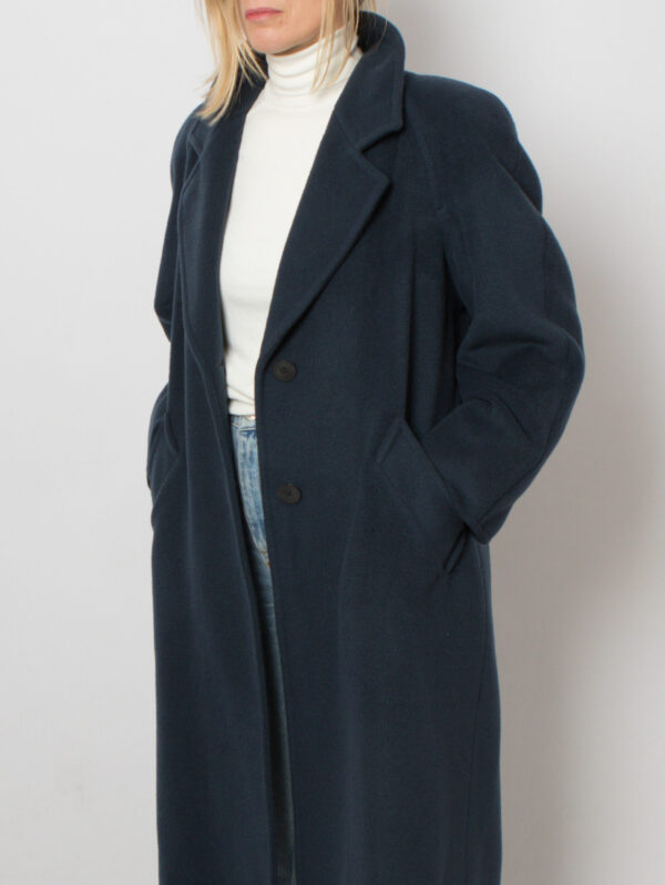 Vintage PERSONA Teal Cashmere Coat