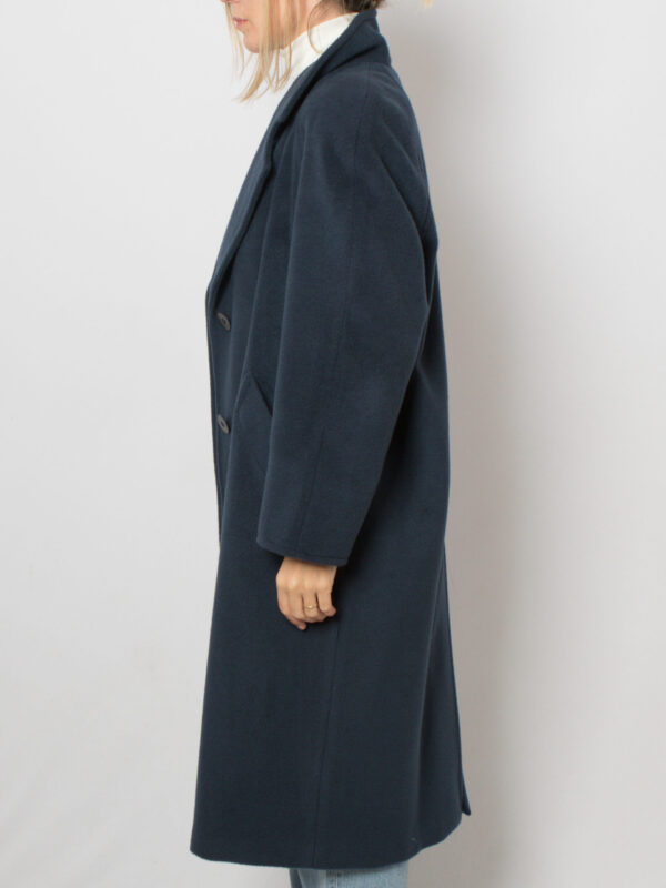 Vintage PERSONA Teal Cashmere Coat - Image 3