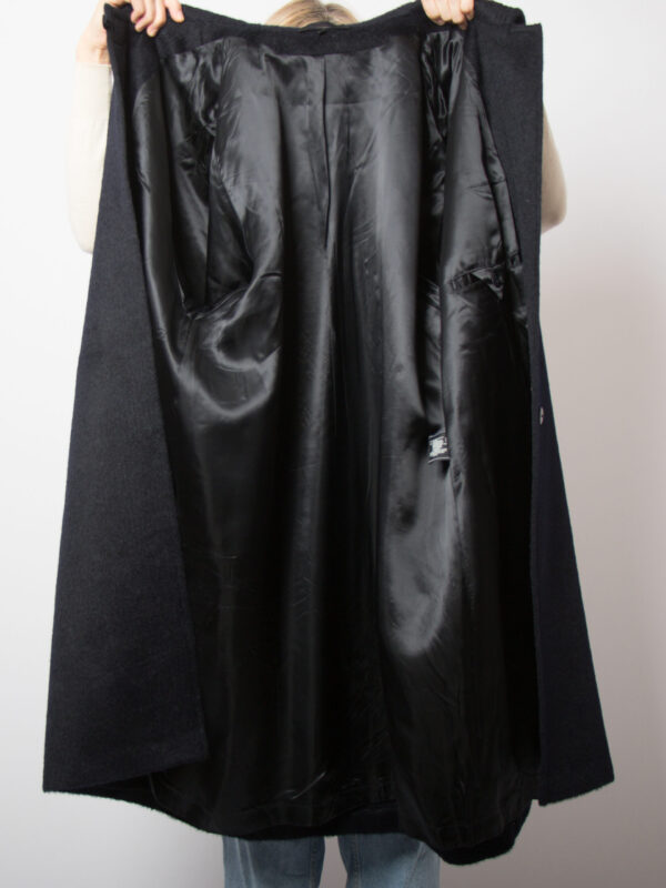 Vintage C&A Blue Alpaca Coat - Image 7