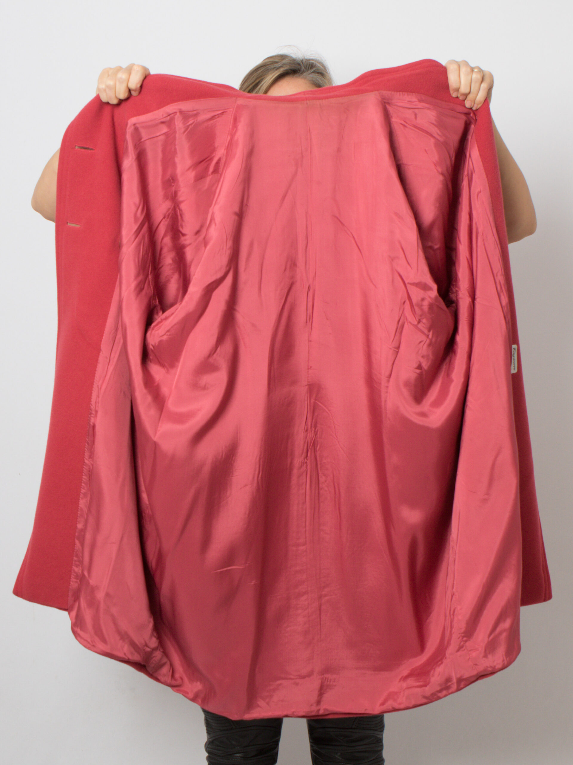 80s Pink Wool Coat 80s Pink Wool Coat - Image 7