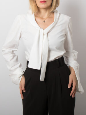 Sonia Fortuna Tie Neck Blouse