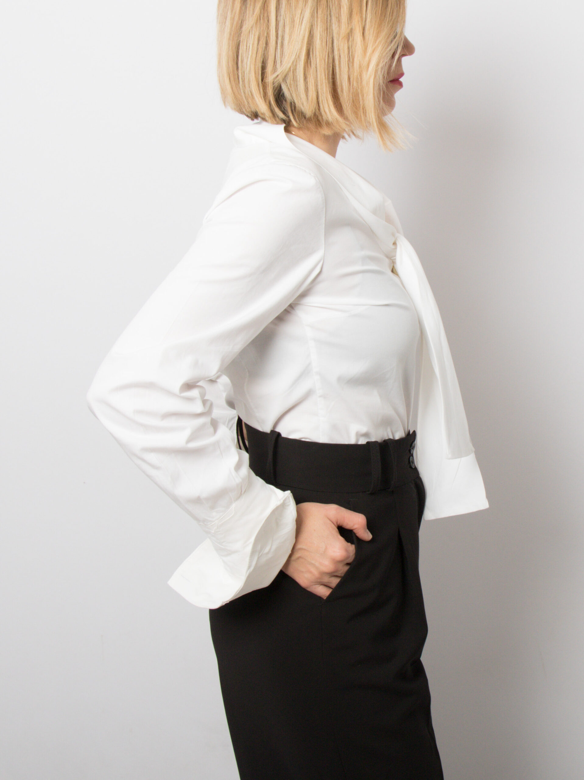 Sonia Fortuna Tie Neck Blouse Sonia Fortuna Tie Neck Blouse - Image 5