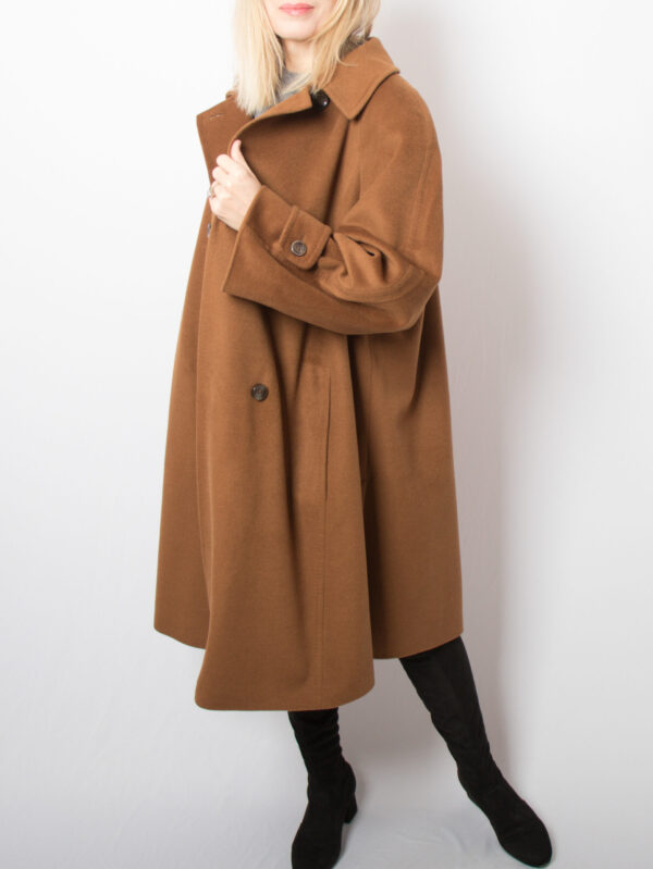 LUXE Vintage Cashmere Swing Coat - Image 3