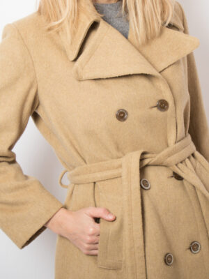 70s Belted Wool Coat EMMANUELLE