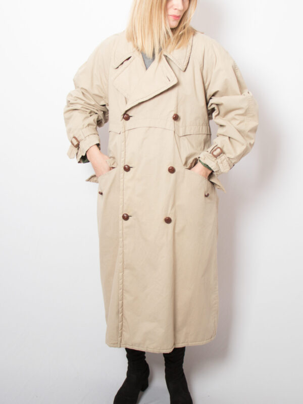 90s Henry Cotton Winter Trench Coat - Image 7