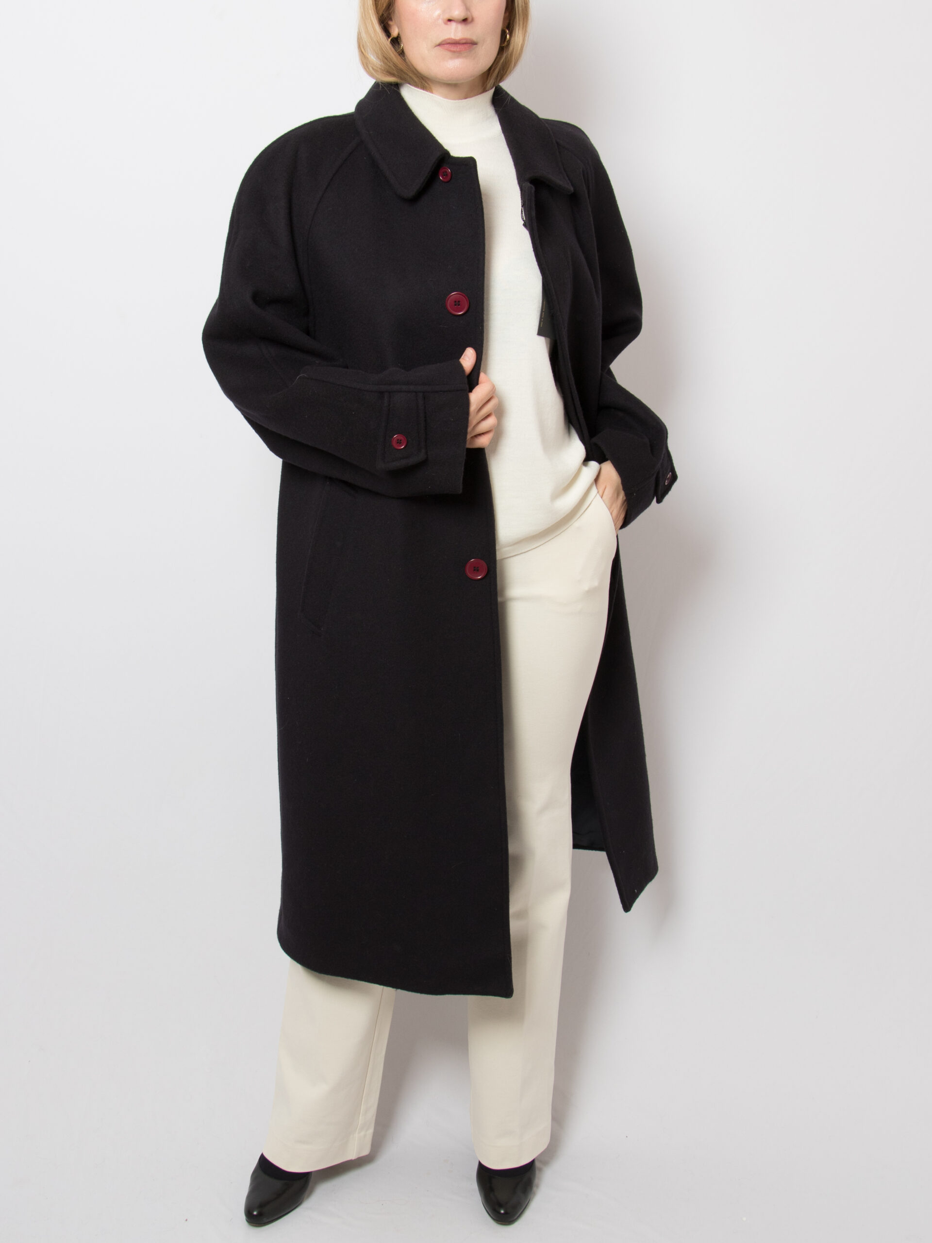 Vintage ARBITER Long Wool Overcoat Vintage ARBITER Long Wool Overcoat - Image 6