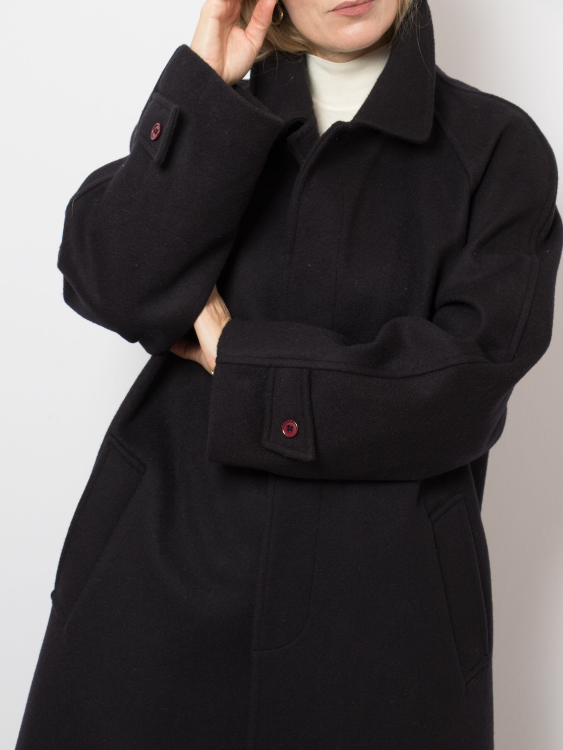 Vintage ARBITER Long Wool Overcoat Vintage ARBITER Long Wool Overcoat - Image 2