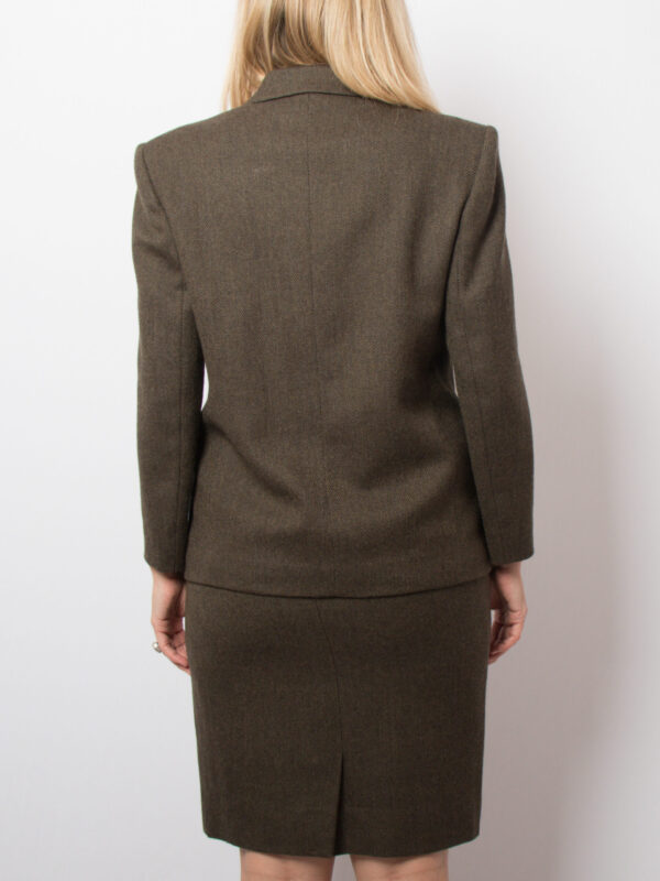 Vintage Tweed Skirt Suit - Image 3