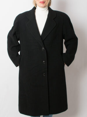 80s FRANCO ANCONA Long Wool Coat