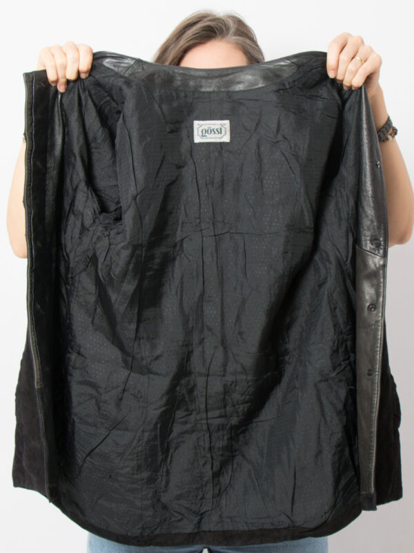 GOSSL Vintage Black Suede Jacket - Image 8