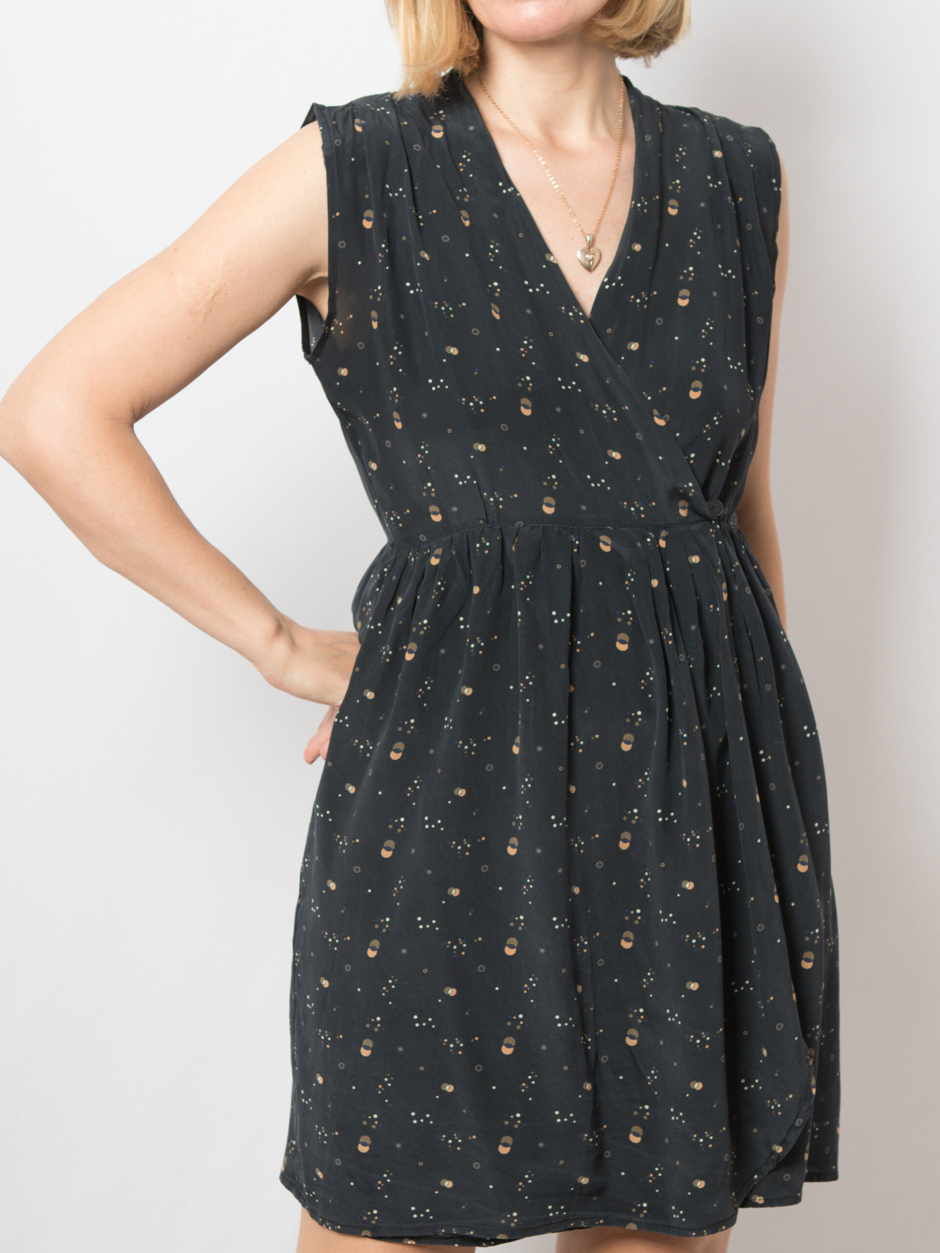 Vintage Silk Wrap Dress Vintage Silk Wrap Dress - Image 2
