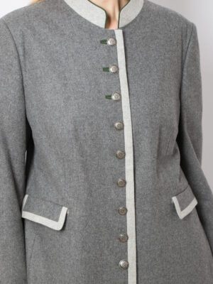 Vintage Austrian Loden Folk Jacket