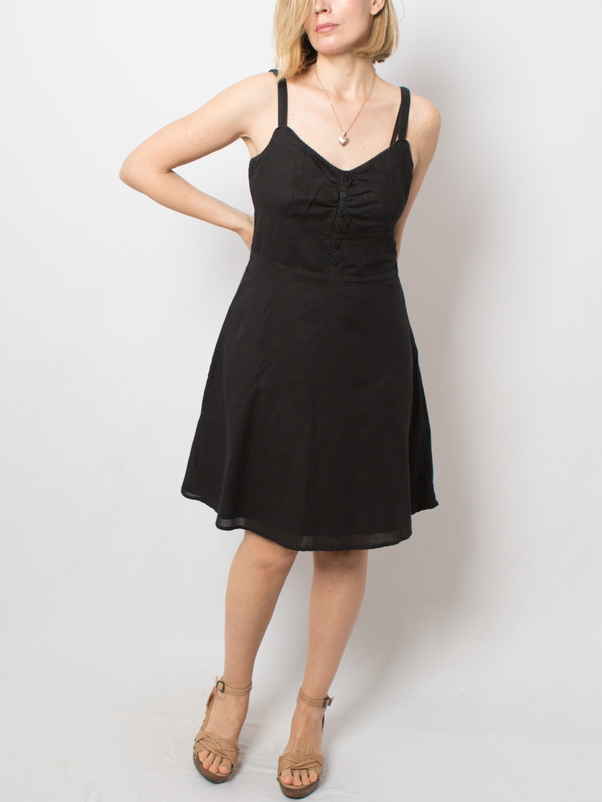 90s Slip Dress Black 90s Slip Dress Black - Image 5