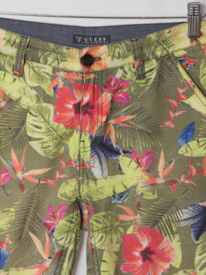 GUESS Low Waist Tropical Floral Shorts