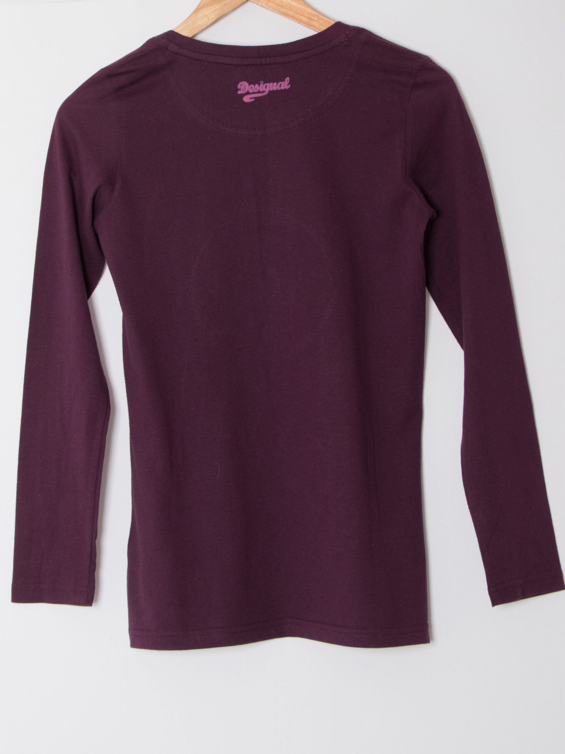 Desigual Purple Long Sleeve Shirt Desigual Purple Long Sleeve Shirt - Image 4