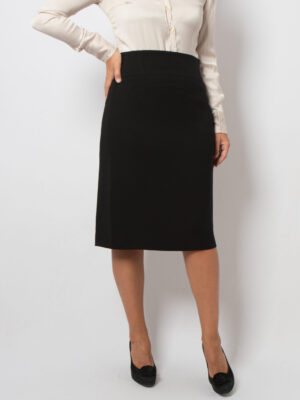LAUREL Black Pencil Skirt
