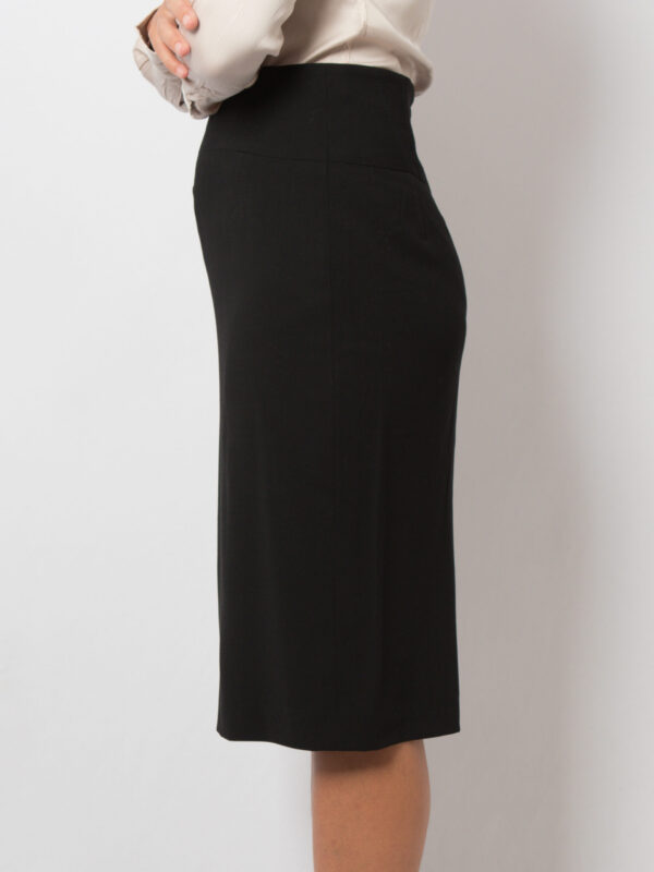 LAUREL Black Pencil Skirt - Image 3