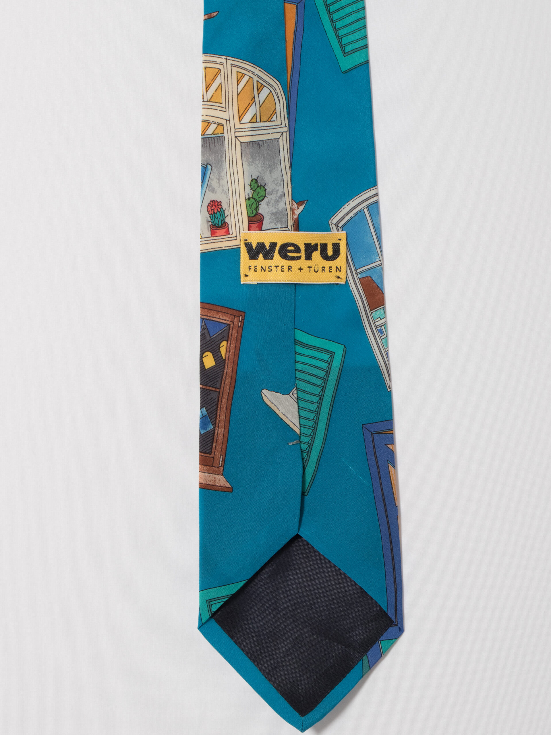 Weru Novelty Print Silk Tie Weru Novelty Print Silk Tie - Image 2