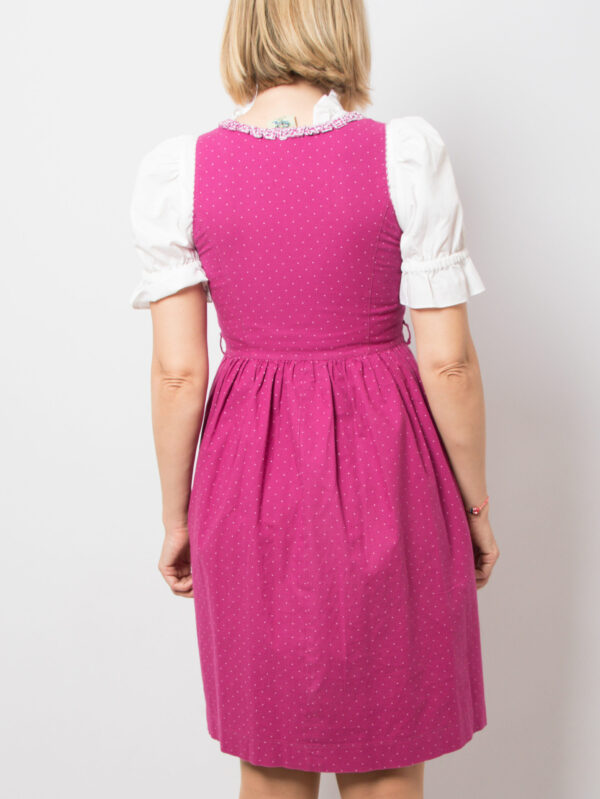 Fuchsia Polka dot Trachten Dress - Image 5