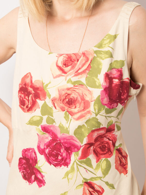 Laura Ashley Silk-Linen Maxi Dress - Image 3