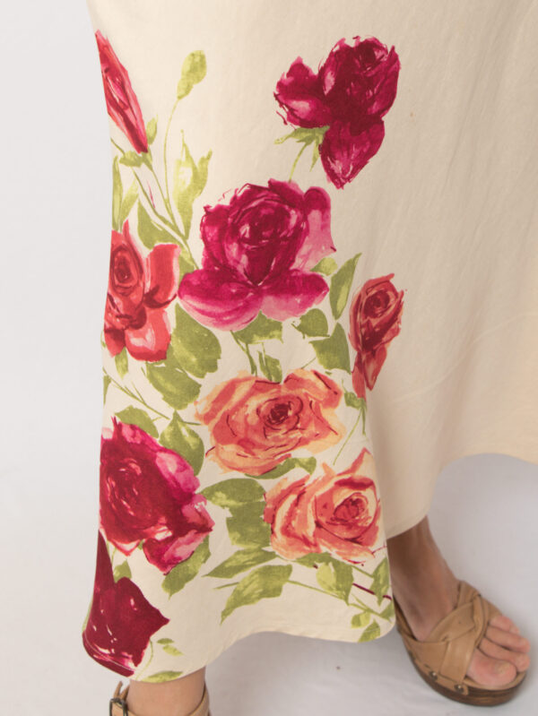 Laura Ashley Silk-Linen Maxi Dress - Image 4