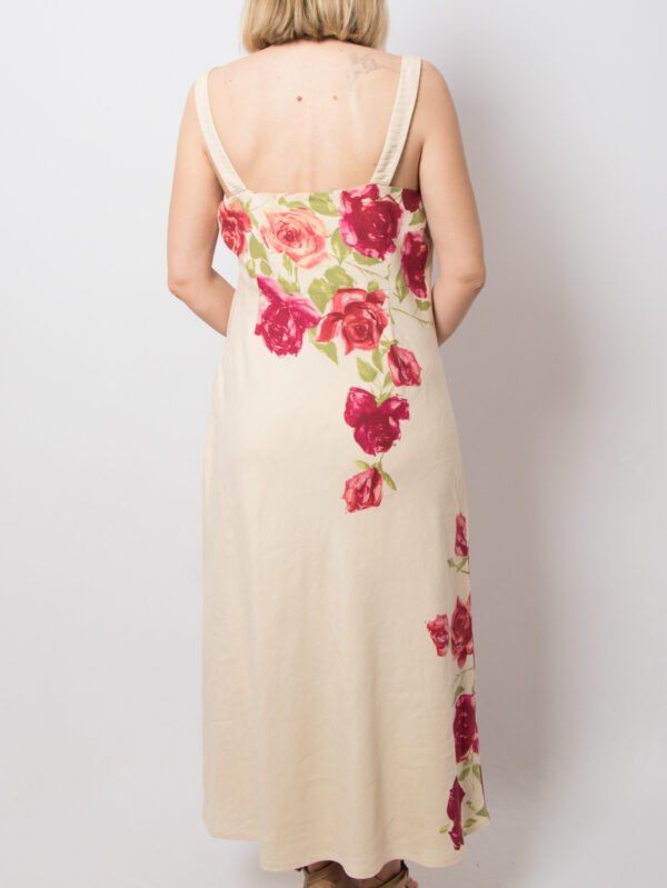 Laura Ashley Silk-Linen Maxi Dress - Image 5