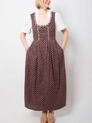 Vintage Long Dirndl Dress