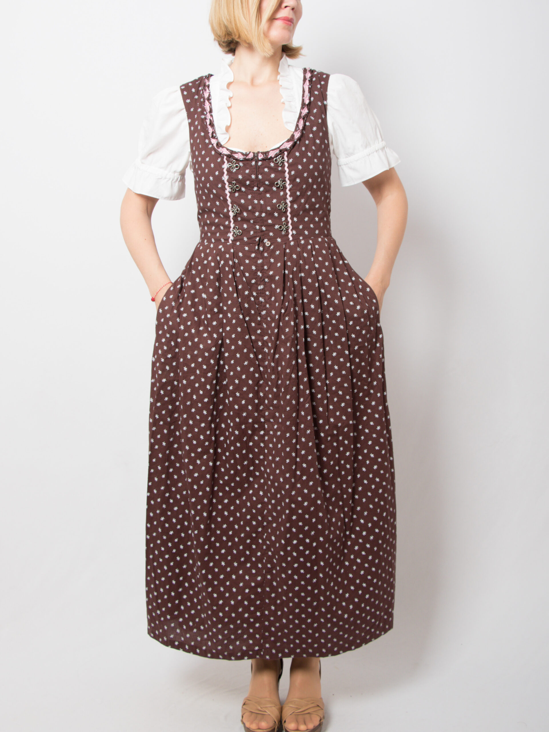 Vintage Long Dirndl Dress Vintage Long Dirndl Dress