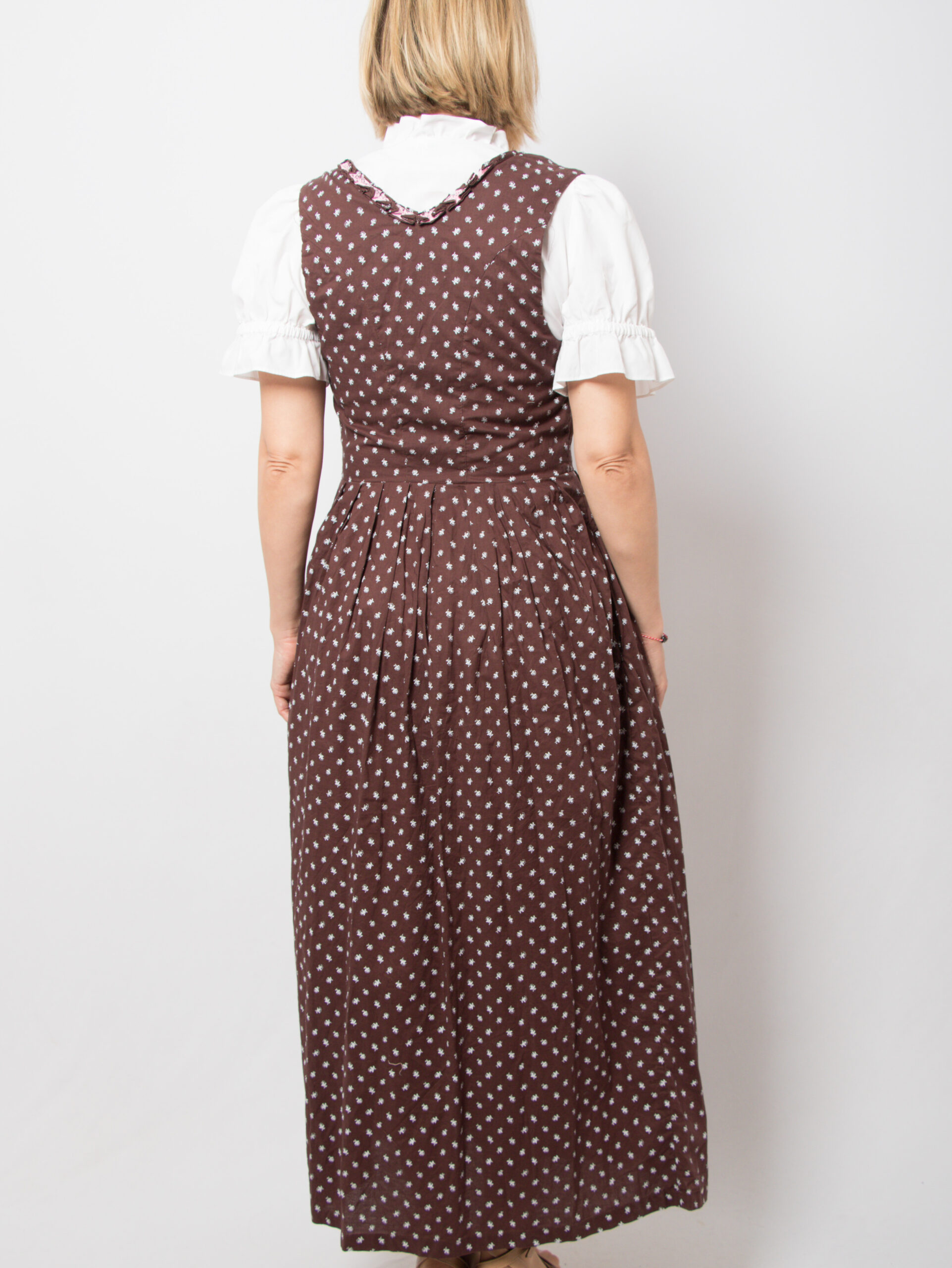 Vintage Long Dirndl Dress Vintage Long Dirndl Dress - Image 5