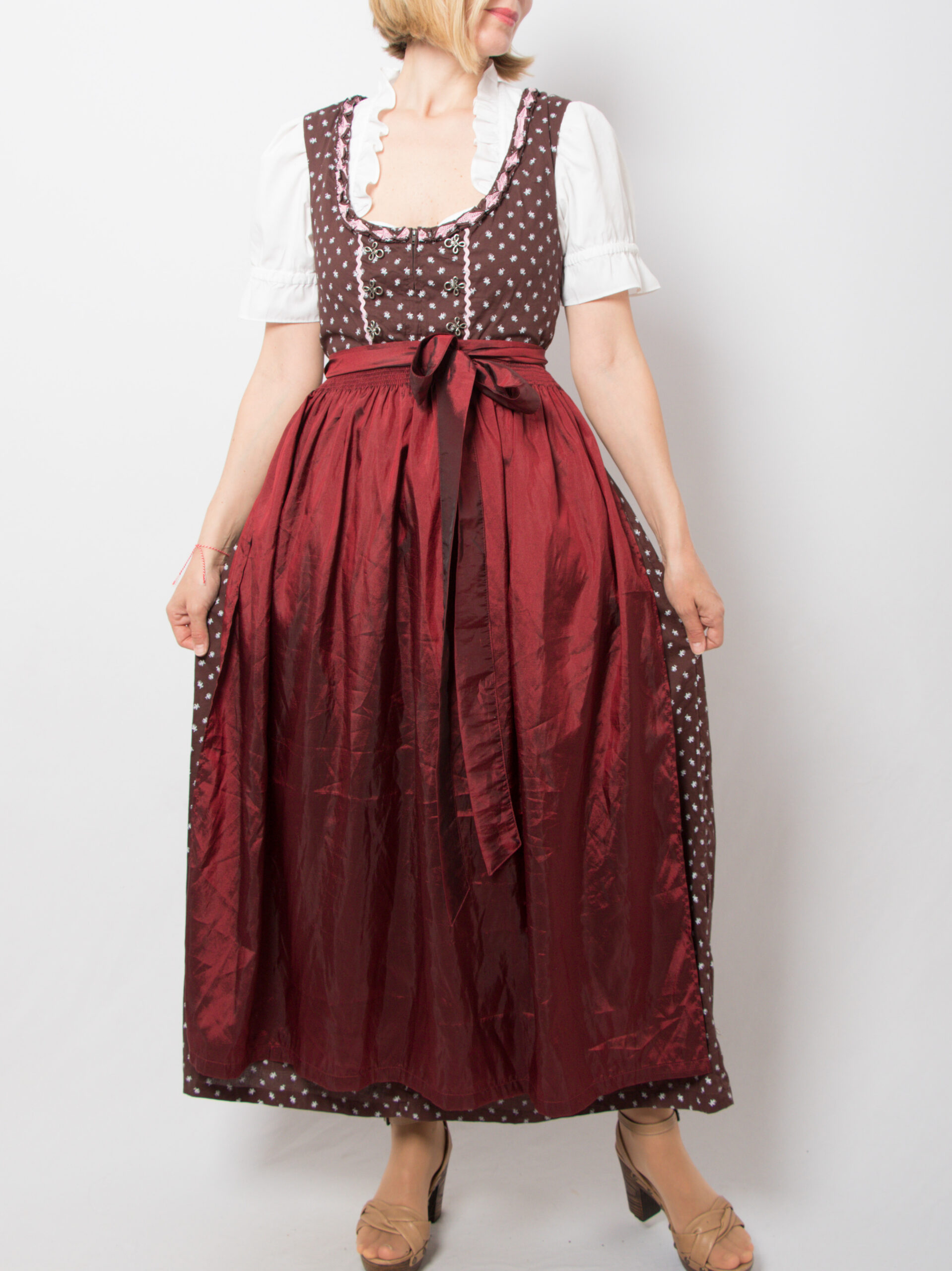 Vintage Long Dirndl Dress Vintage Long Dirndl Dress - Image 7